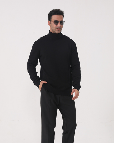 Mateo™ | Jersey de Cuello Alto de Lana Merino para Sofisticación Atemporal
