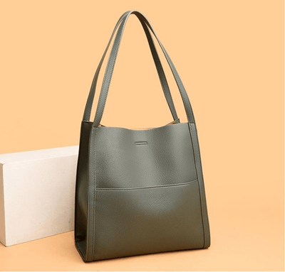 Amaranta™ | Bolso de Hombro Elegante Hecho a Mano en Cuero Natural