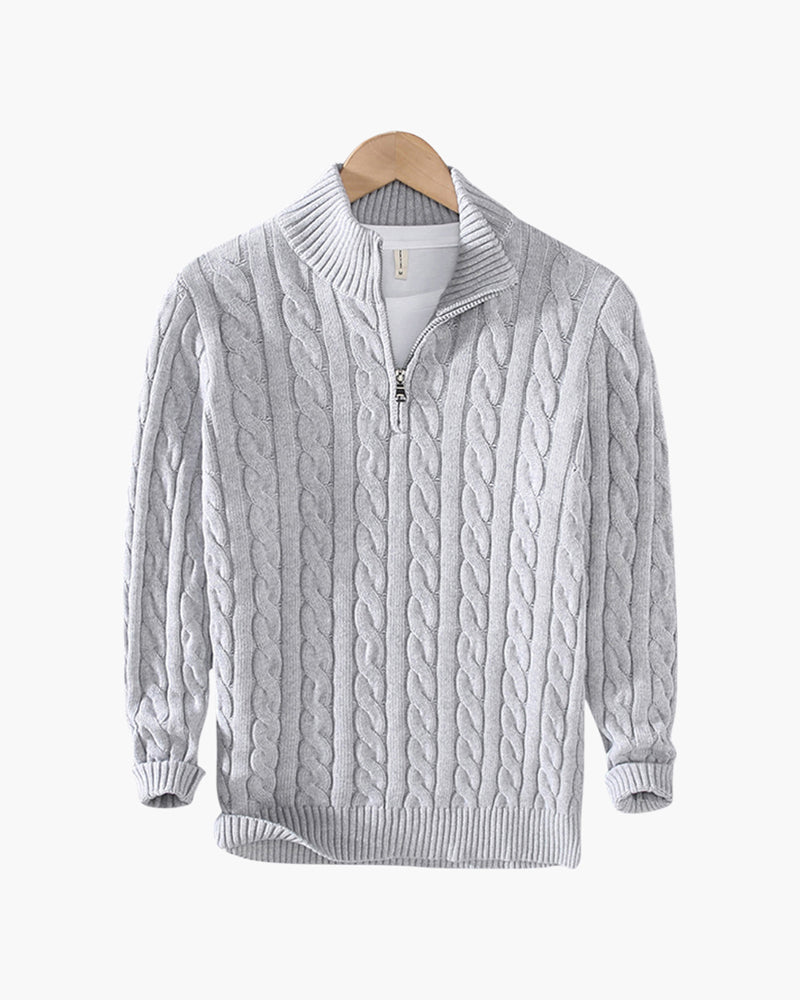 Diego™ | Suéter Half Zip de Algodón Premium para Estilo y Comodidad