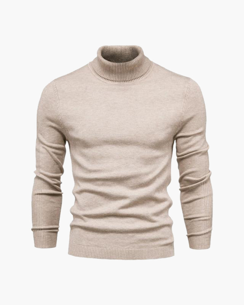 Mateo™ | Jersey de Cuello Alto de Lana Merino para Sofisticación Atemporal