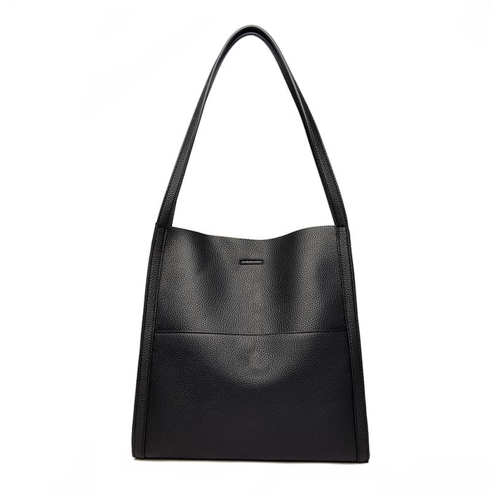 Amaranta™ | Bolso de Hombro Elegante Hecho a Mano en Cuero Natural