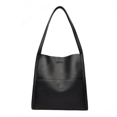 Amaranta™ | Bolso de Hombro Elegante Hecho a Mano en Cuero Natural