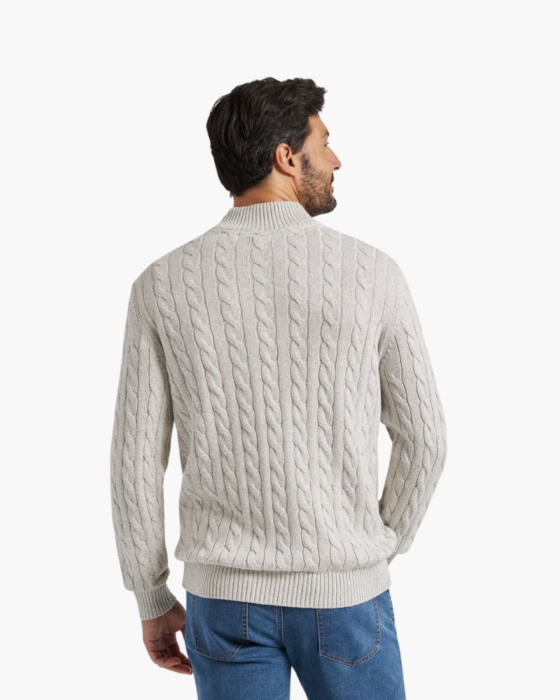 Diego™ | Suéter Half Zip de Algodón Premium para Estilo y Comodidad