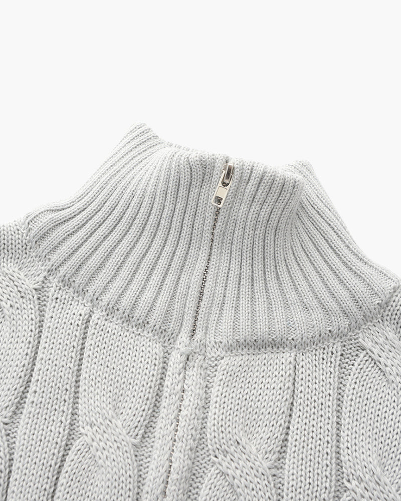 Diego™ | Suéter Half Zip de Algodón Premium para Estilo y Comodidad