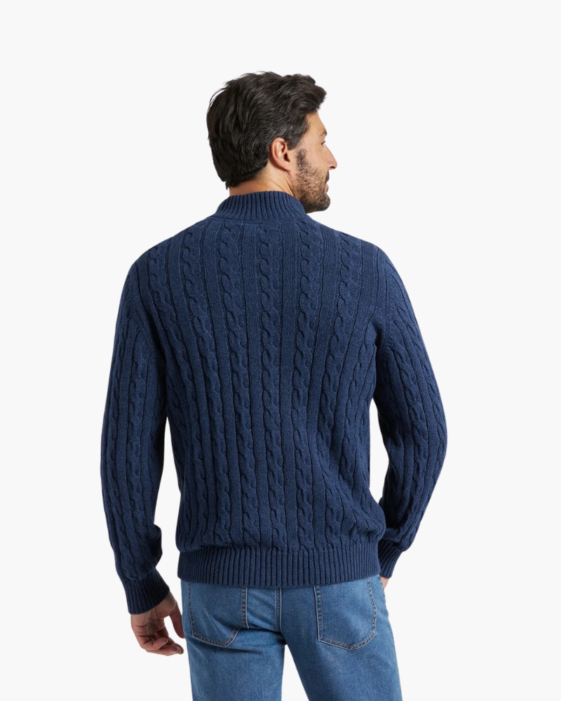 Diego™ | Suéter Half Zip de Algodón Premium para Estilo y Comodidad