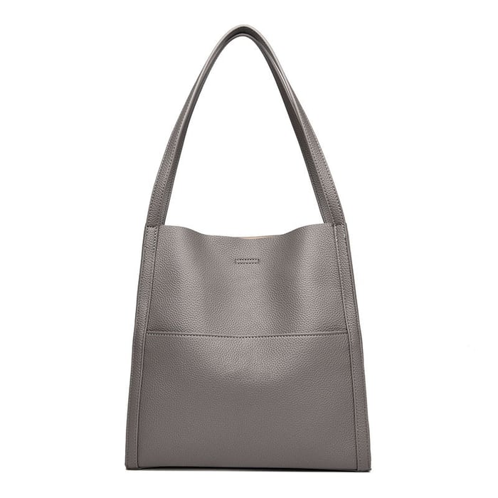 Amaranta™ | Bolso de Hombro Elegante Hecho a Mano en Cuero Natural