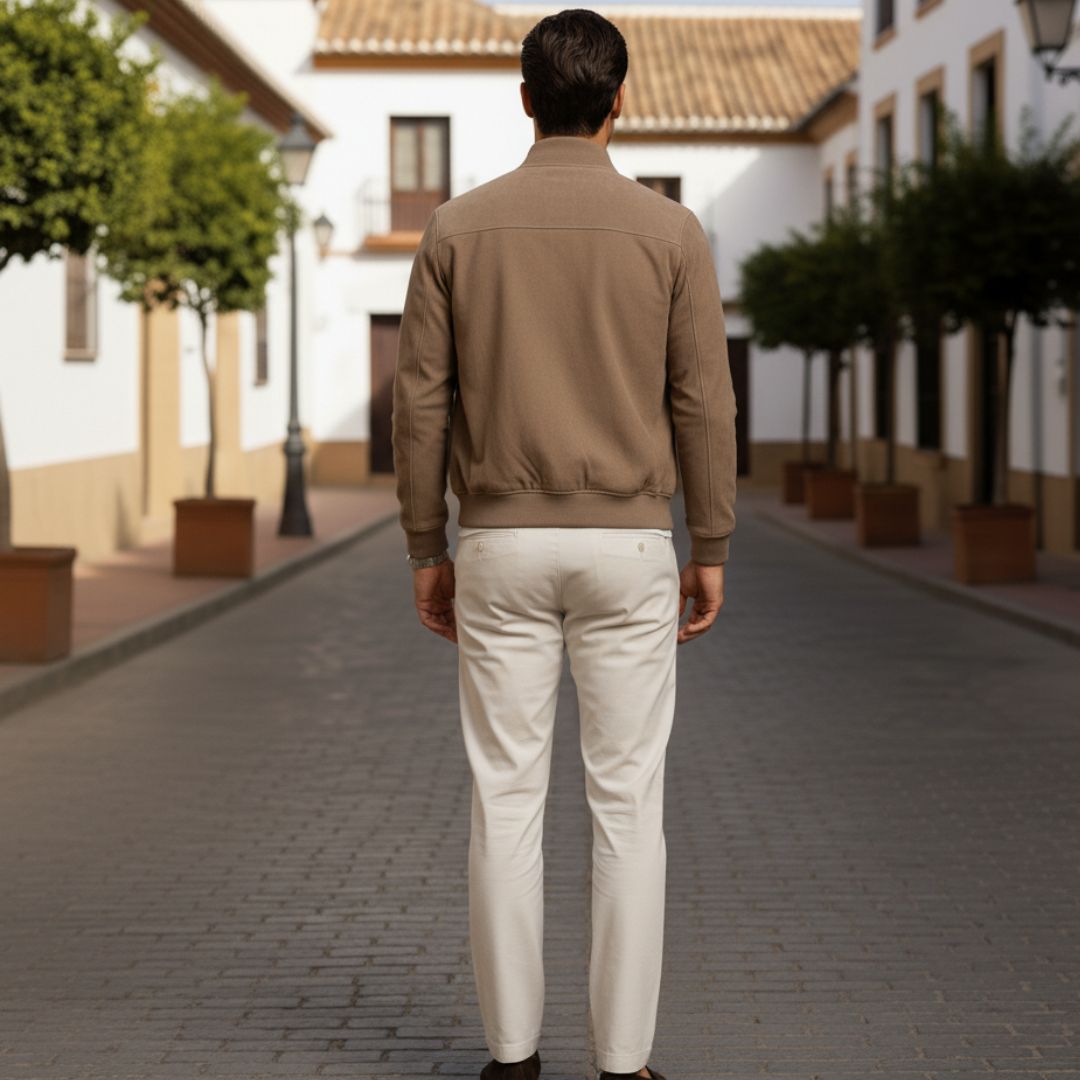Álvaro León™ | Chaqueta Elegante de Ante