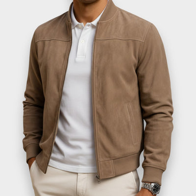Álvaro León™ | Chaqueta Elegante de Ante