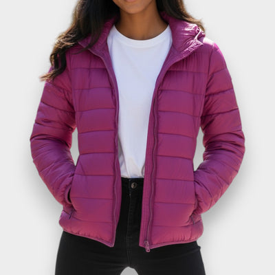 Clara™ | Chaqueta Impermeable con Relleno de Plumón de Pato Blanco