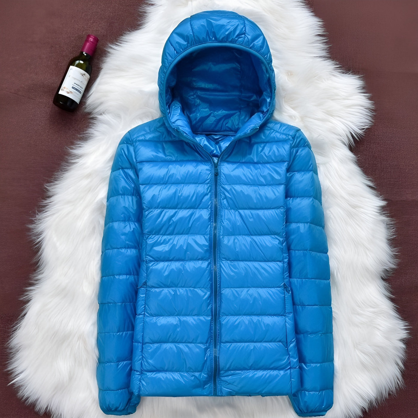 Clara™ | Chaqueta Impermeable con Relleno de Plumón de Pato Blanco