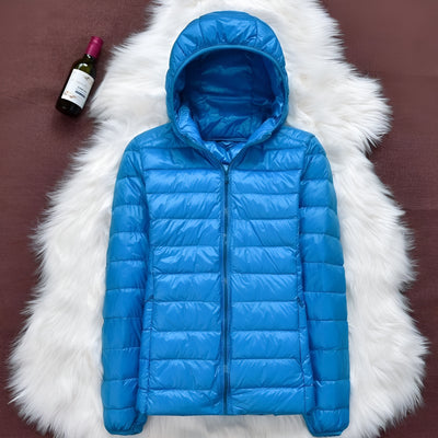 Clara™ | Chaqueta Impermeable con Relleno de Plumón de Pato Blanco
