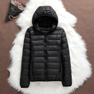 Clara™ | Chaqueta Impermeable con Relleno de Plumón de Pato Blanco