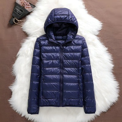 Clara™ | Chaqueta Impermeable con Relleno de Plumón de Pato Blanco