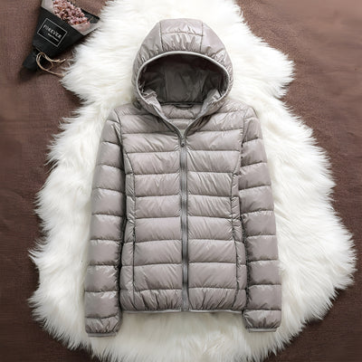 Clara™ | Chaqueta Impermeable con Relleno de Plumón de Pato Blanco
