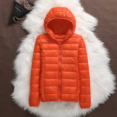Clara™ | Chaqueta Impermeable con Relleno de Plumón de Pato Blanco