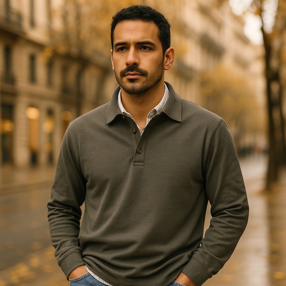 Ignacio™ | Polo de Lujo de Manga Larga