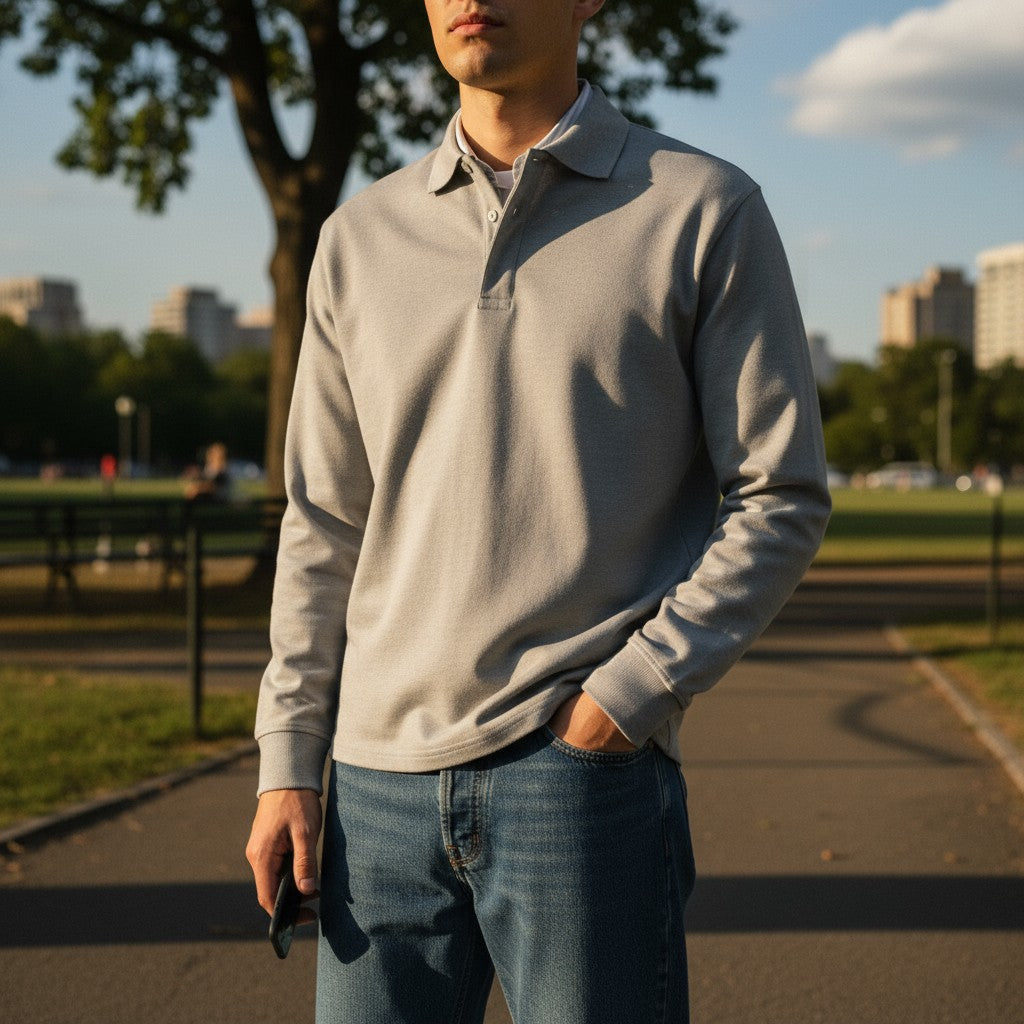 Ignacio™ | Polo de Lujo de Manga Larga