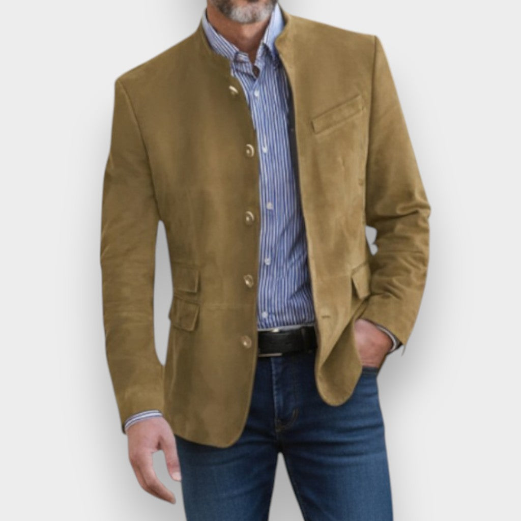 Martín™ | Chaqueta de Ante para un Estilo Sofisticado y Atemporal