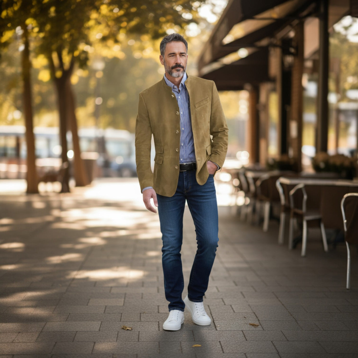 Martín™ | Chaqueta de Ante para un Estilo Sofisticado y Atemporal