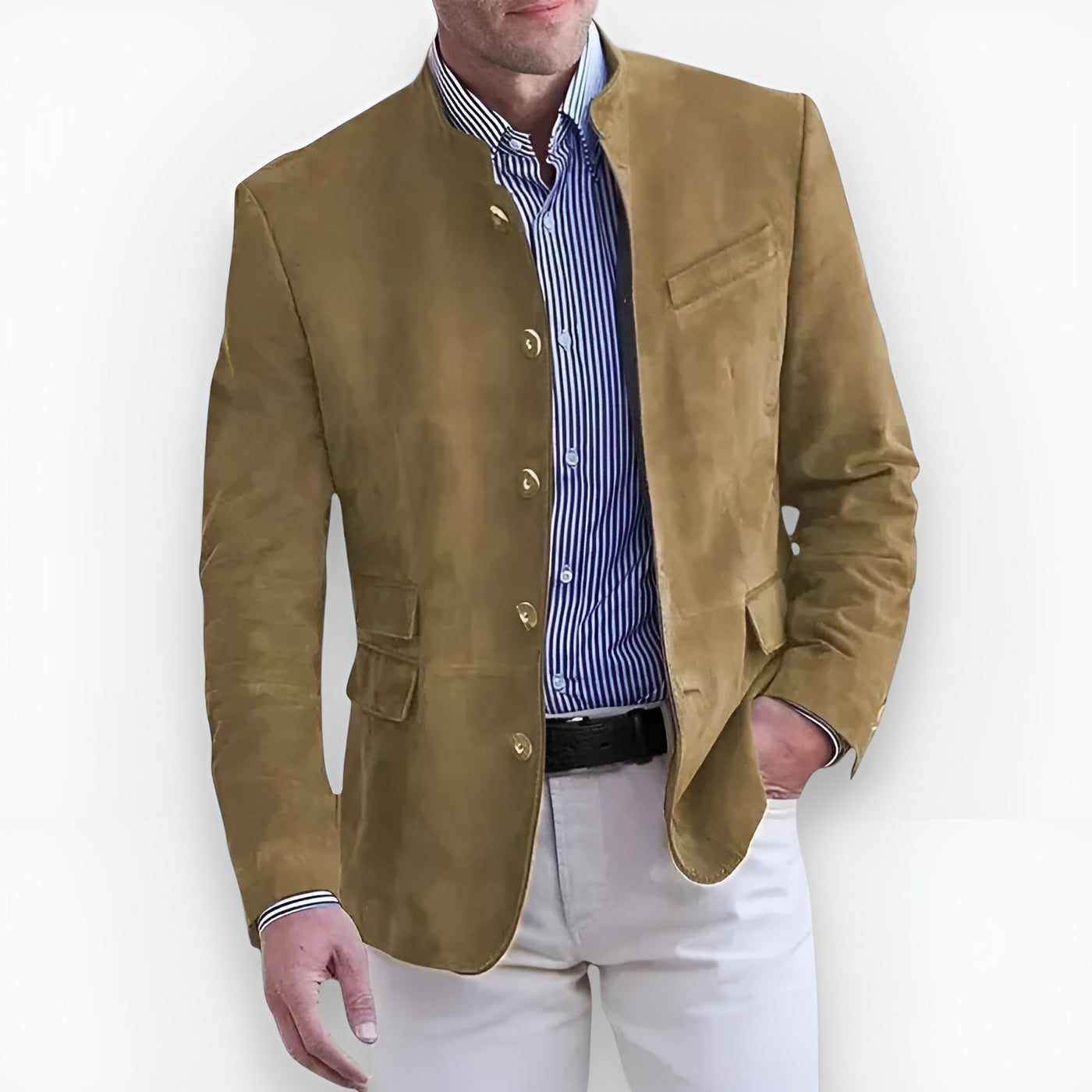 Martín™ | Chaqueta de Ante para un Estilo Sofisticado y Atemporal