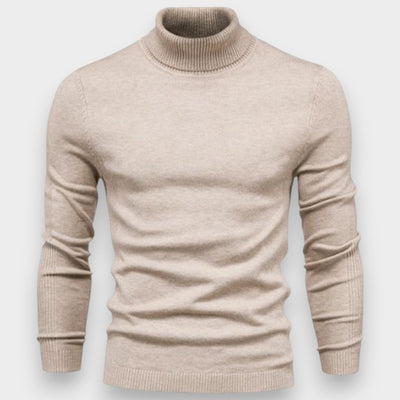 Mateo™ | Jersey de Cuello Alto de Lana Merino para Sofisticación Atemporal