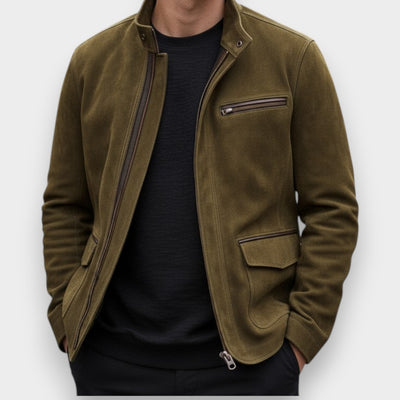 Nicolás™ | Chaqueta de Ante Premium para un Estilo Atemporal y Seguro