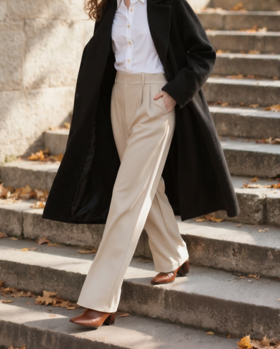 Isabela™ | Pantalones de Pierna Ancha para Elegancia Profesional