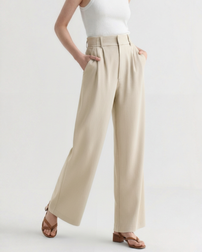 Isabela™ | Pantalones de Pierna Ancha para Elegancia Profesional