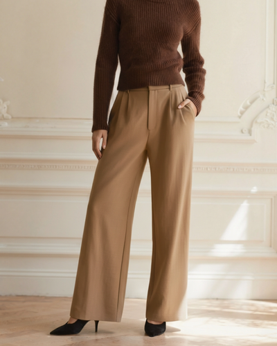 Isabela™ | Pantalones de Pierna Ancha para Elegancia Profesional