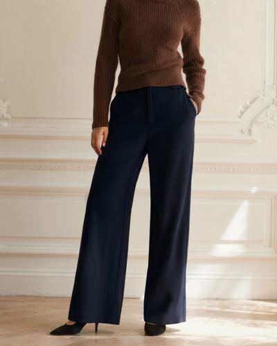 Isabela™ | Pantalones de Pierna Ancha para Elegancia Profesional