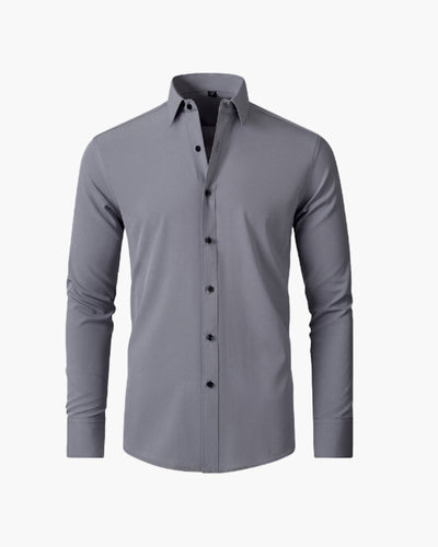 Andrés™ | Camisa de Manga Larga de Algodón Premium para Elegancia Clásica