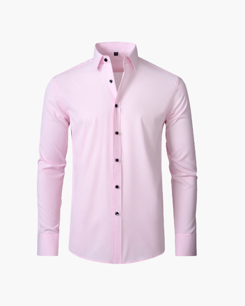 Andrés™ | Camisa de Manga Larga de Algodón Premium para Elegancia Clásica