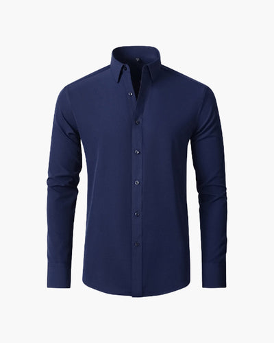 Andrés™ | Camisa de Manga Larga de Algodón Premium para Elegancia Clásica