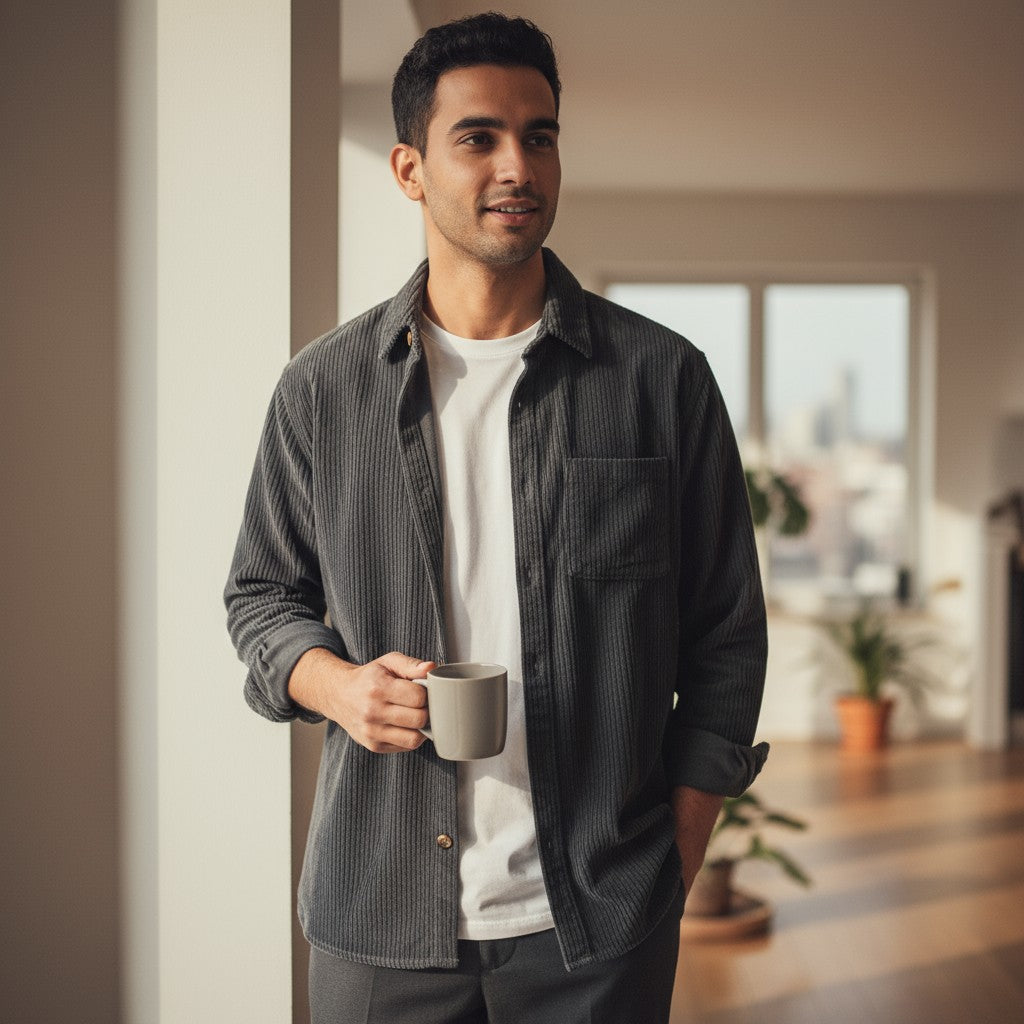 Gael™ | Camisa de Pana Premium para un Estilo Atemporal